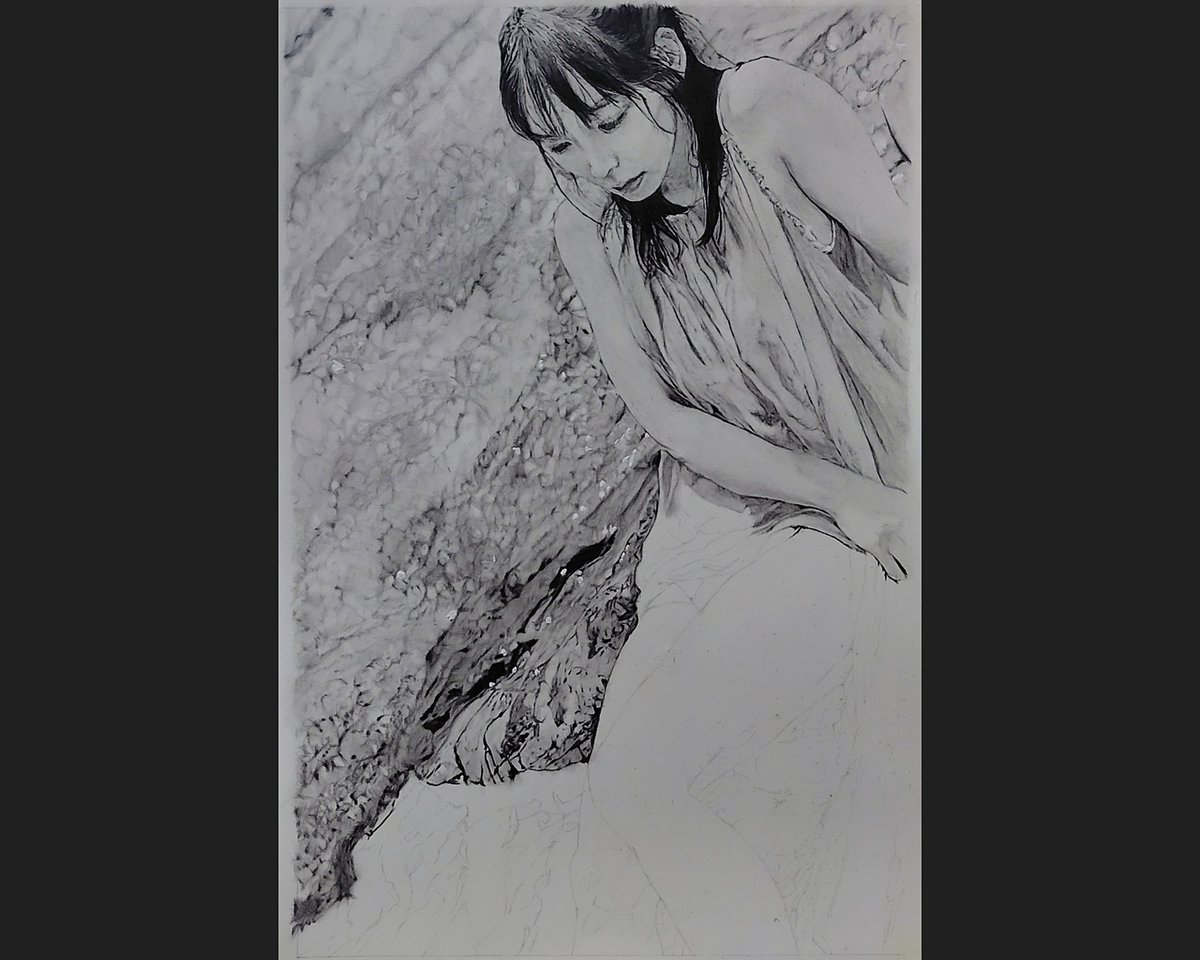 鉛筆画吉岡里帆さん浴衣B4最終価格 鉛筆画吉岡里帆さん浴衣B4 鉛筆画吉岡里帆さん浴衣B4 里帆ちゃん