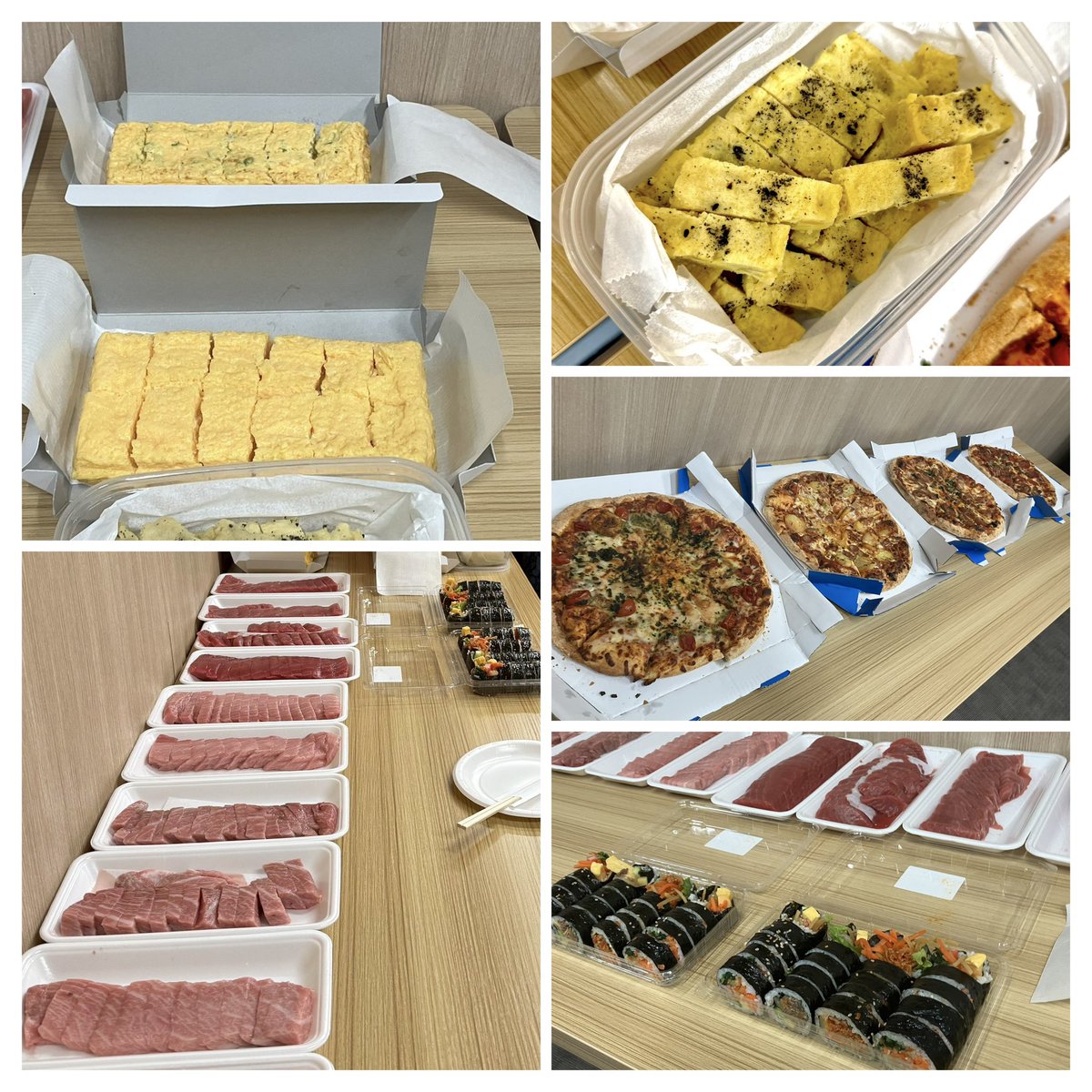 【リーディングアクト11月公演】
『＃限りなく透明に近いブルー』
某日。東京築地でスタッフ・キャスト顔合わせ。懇親会も同所で行う流れから、本マグロ🍣を始め皆からの差し入れも勢揃い✨高ぶる想いは解散まで上がりっ放しの一日。稽古楽しみです！

チケット🎫発売［10/11（土）］より！
 #ツチプロ