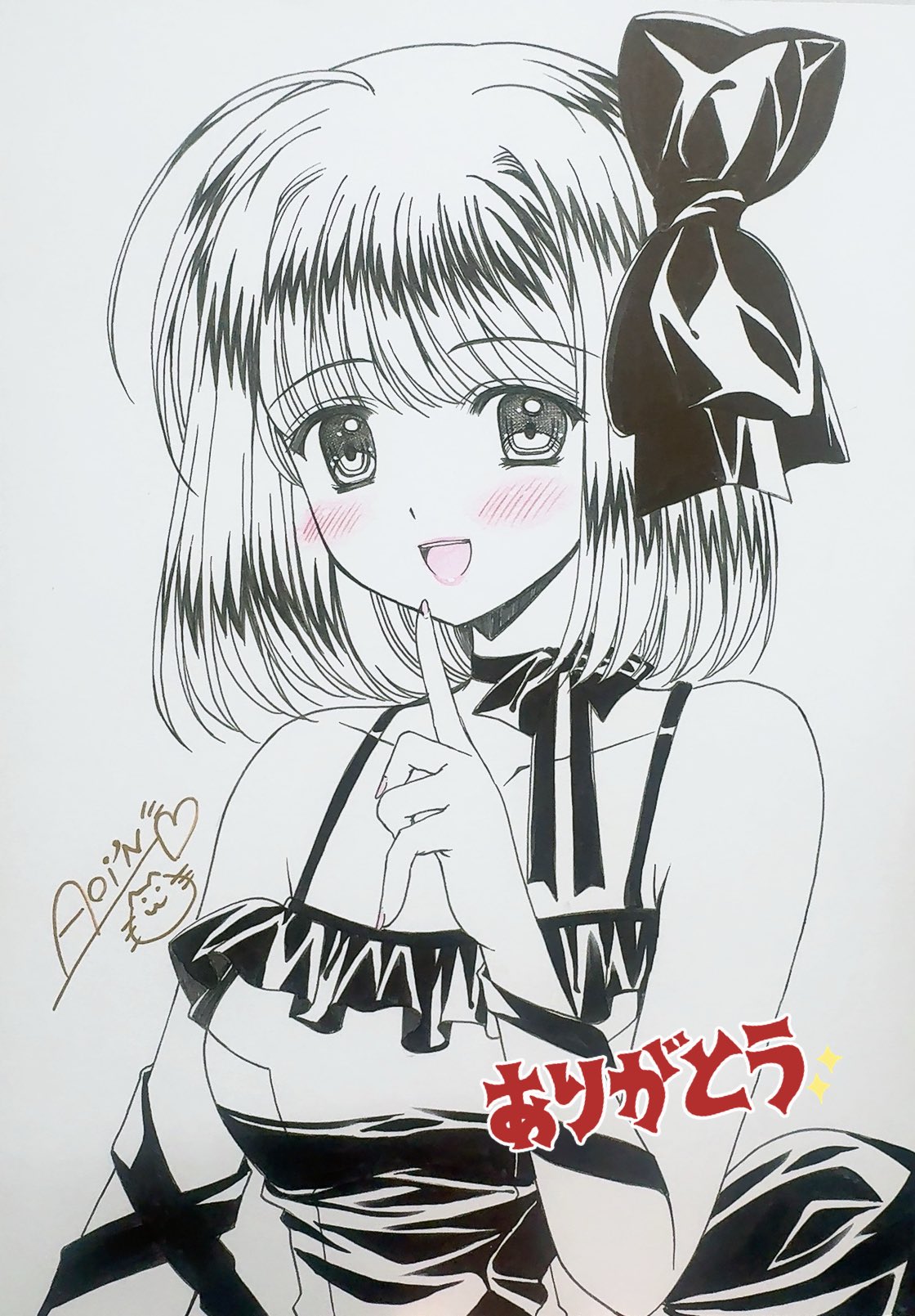 8/17までトモ　★西又葵さん★ 直筆原画 ❇️オーダーイラスト原画❇️ こちらもオーダー品です🥰 30周年