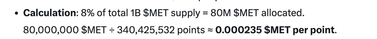 Grok calculating $MET airdrop.

You seriously think AGI is near? 😂