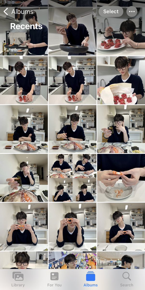 pov: shinyu is your boyfriend who loves to cook for you and your gallery is just full of photos of him while cooking 🫠