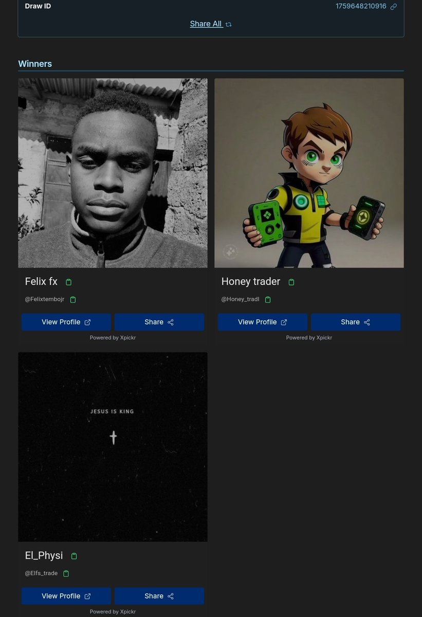CharlesFT_'s tweet photo. Congratulations to the winners via #xpicker ๐๐
@Felixtembojr
@Honey_tradl
@Elfs_trade
Drawdown ID: 1759648210916
Please open a ticket on the @lqhfunded Discord to claim your accounts.
(Select โClaim Giveawayโ) and provide the necessary details.
๐ https://t.co/RzUPuWRJIh
Good luck and happy Sunday! ๐๐