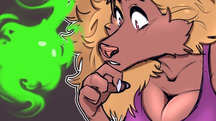 ✨Commission work!✨
[ Collab with <a href="/KinxArts/">KinxPop</a>]

🔞Spicy new comm up on over on our bsky!
Link in description! 💞
#kinxpop #furry #possession