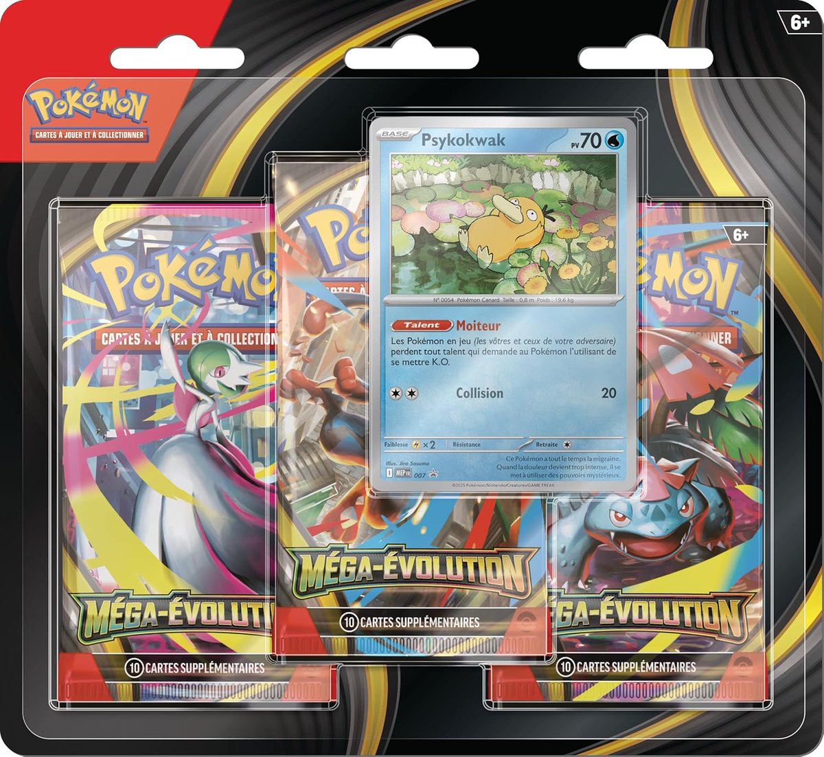 TeamPopFr's tweet photo. 💥 Nouveauté Pokémon 💥
Le Blister de Trois Boosters Méga-Évolution – Psykokwak du JCC Pokémon est désormais disponible en précommande sur Amazon France.
➩ Amazon France : https://t.co/wDErxjYaVH
#Pokemon #CartesPokemon #PokemonTCG #Psykokwak #MegaEvolution #AmazonFrance https://t.co/RNJC4X2lOu