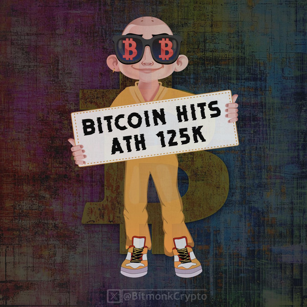 BitmonkCrypto's tweet image. 🚀 BITCOIN HITS $125K ATH! 🚀

The king is unstoppable 👑🔥 - momentum is insane, supply is drying up, and we’re just getting started 📈

Next stop: $150K 🔥