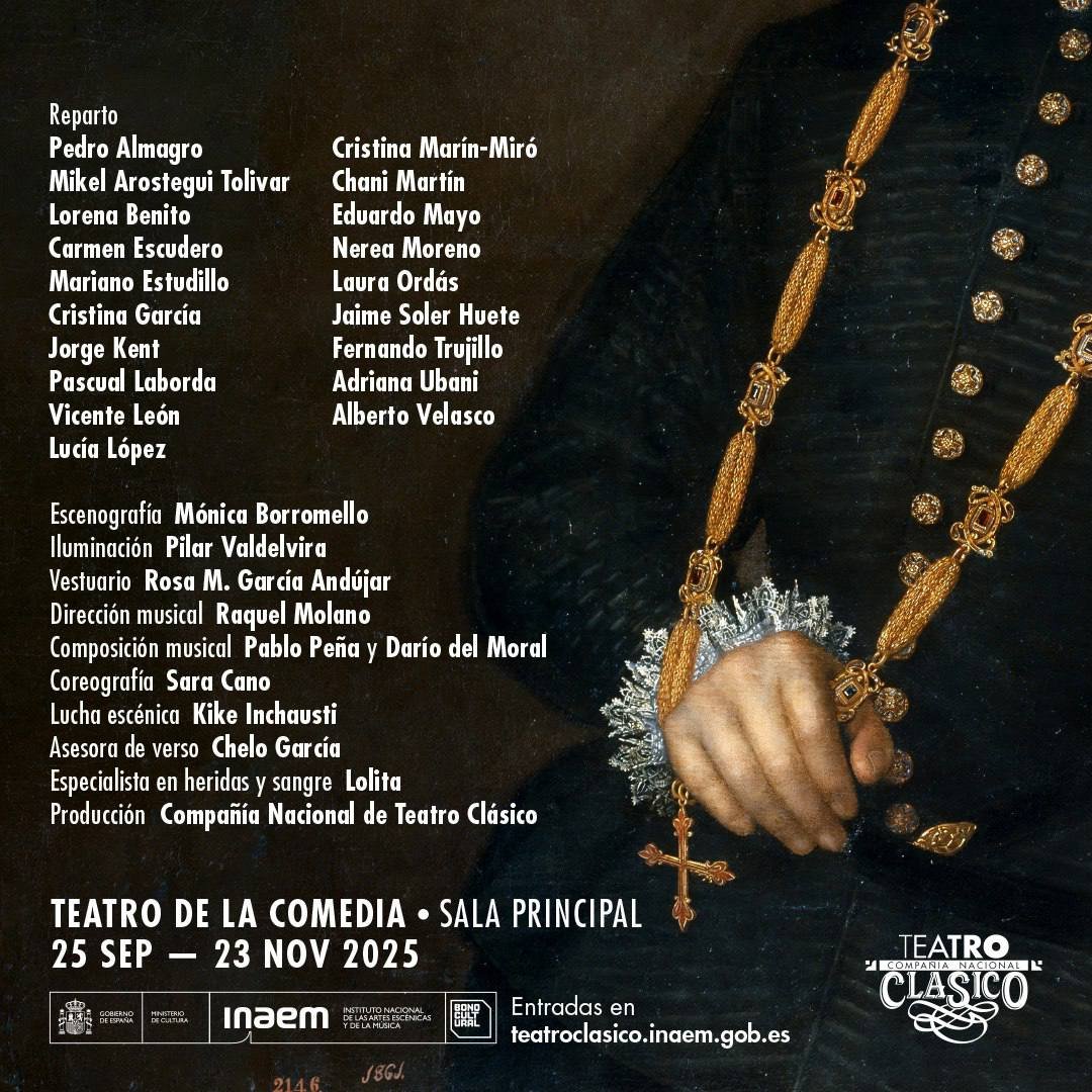culturagob's tweet image. 🎭 La Compañía Nacional de @TEATROCLASICO estrena en Madrid una nueva versión de #Fuenteovejuna de Lope de Vega

📆 Hasta el 23 de noviembre

📍 Teatro de la Comedia

🎟 ¡No te quedes sin tu entrada! 🔗 bit.ly/4gT7oJw
