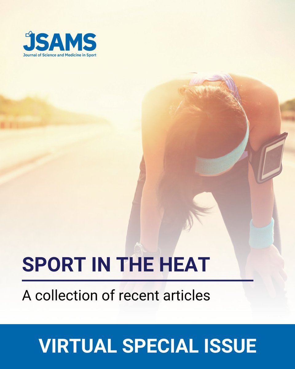 _JSAMS's tweet image. Rising global temperatures are changing how we approach sport and performance in the heat. This JSAMS special issue explores environmental heat stress across policy, performance, and acclimation. Explore the collection: zurl.co/58SXh 

 #jsams #extremeheatguidelines