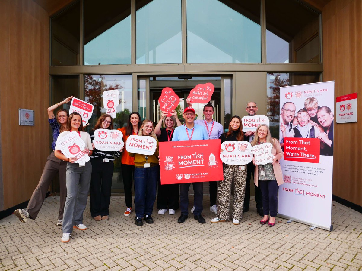 NoahsArkHospice's tweet photo. 36 hours. One final push. Double the impact.

From Sunday 12 October to 10pm on Monday 13 October, we’re asking our community to become Noah’s Ark Champions and help us spread the word.

Sign up today: https://t.co/QmU6DH9hUc https://t.co/YbwKF97duh