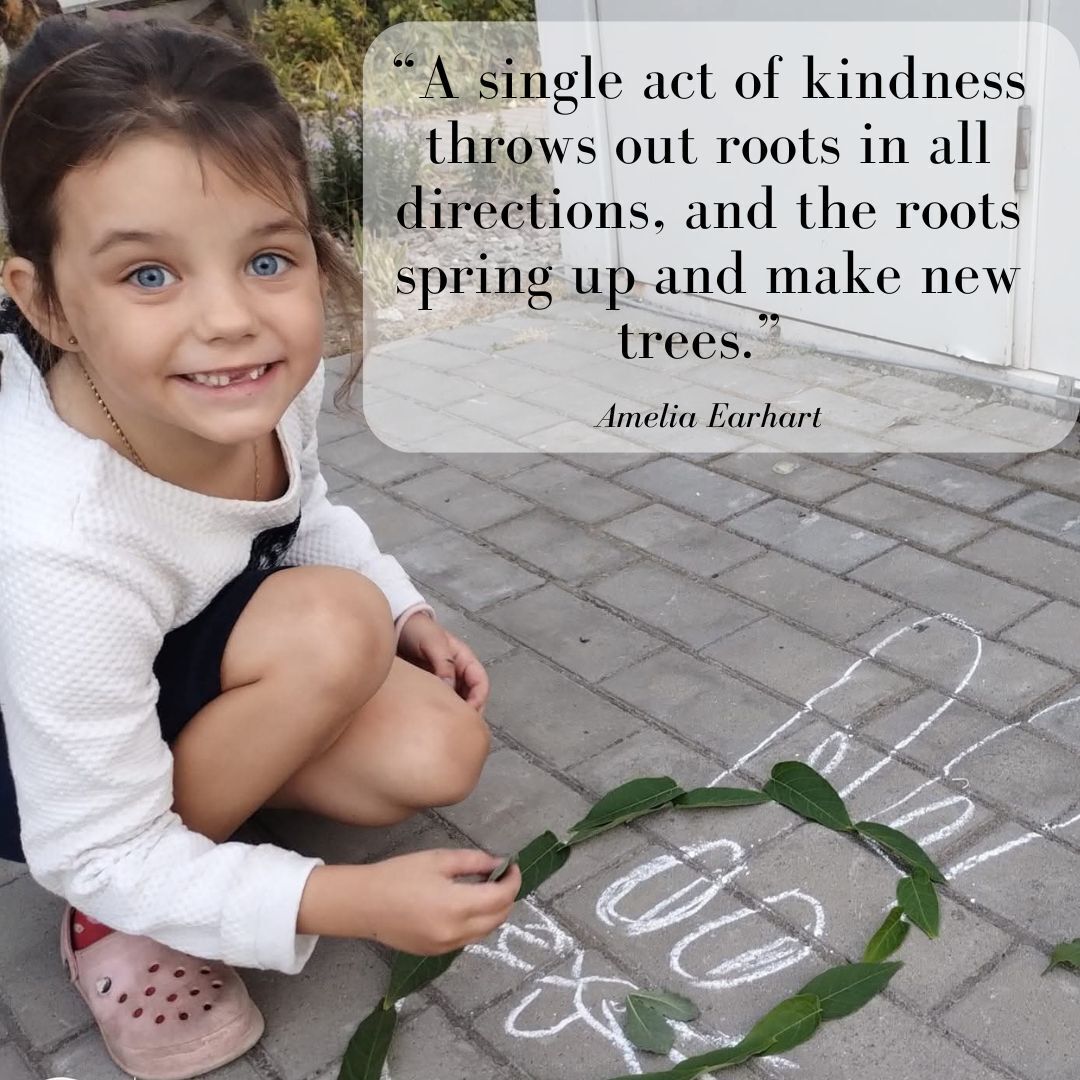 childaidrr's tweet image. It is National Do Something Nice Day.
“A single act of kindness throws out roots in all directions, and the roots spring up and make new trees.” Amelia Earhart 

Image:Refugee Camp, Ukraine
#DoSomethingNiceDay #Kindness
