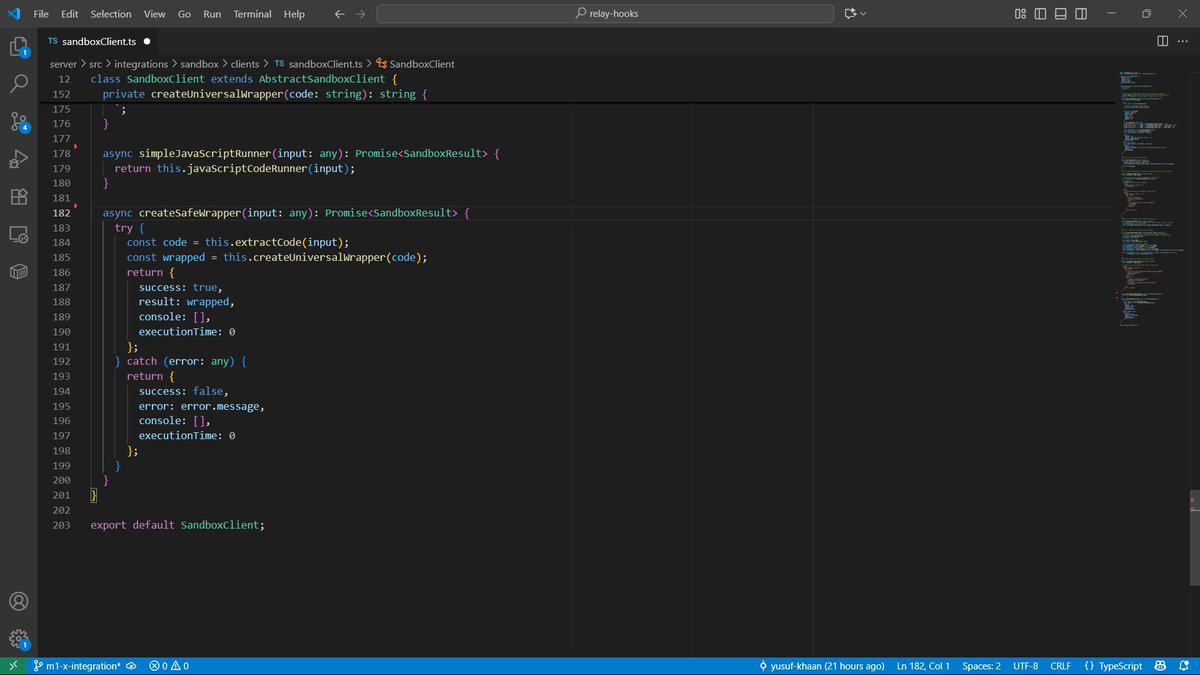 RelayHooks's tweet photo. Users will soon be able to run custom JS logic via AI agents in RelayHooks β safely, instantly, and fully automated π
Startup grind paying off! π₯
#AI #Automation #Agent #JSCompiler #AIAgent #Integration #RelayHooks