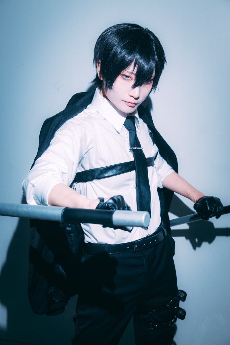 aria1015's tweet photo. ⚠︎cos コスプレ
家庭教師ヒットマンREBORN!
 ̄__
 ̄ ̄ ̄ BATTLEMODE BLACK ver
雲雀恭弥
4K thanks 📷@hibari_cam さん
#TOKYOFESSep2025 https://t.co/471QHjlZfm