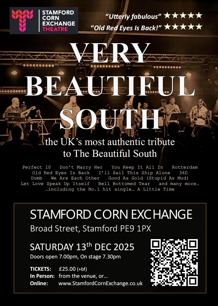 🎶LAST FEW SHOWS OF THE YEAR... and tickets are selling fast! See website for box office links: verybeautifulsouth.co.uk 😎