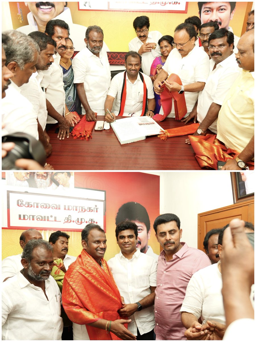 Manik6400's tweet photo. எந்நாளும் எங்கள் அமைச்சர் மேற்கு மண்டல பொறுப்பாளர் மாண்புமிகு அண்ணன் வி.செந்தில் பாலாஜி அவர்களின் தலைமையில் கோவை மாநகர் மாவட்ட பொறுப்பாளராக பதவியேற்ற அருமை நண்பர் துரை.செந்தமிழ் செல்வன் அவர்களுக்கு உடன்பிறப்புகளின் எழுச்சிமிகு வரவேற்பில் வாழ்த்துக்கள் தெரிவித்த போது 🖤❤️ https://t.co/6OAM0Io8tJ