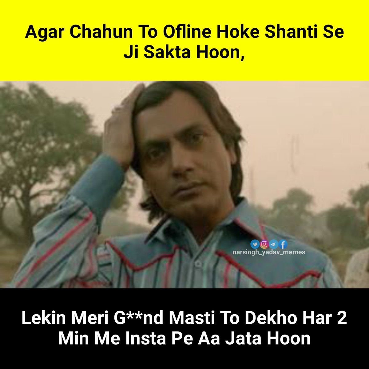 Narsingh_Y_Meme's tweet image. Lekin meri g**nd masti to dekho 😅

#BiharTeachersMatter