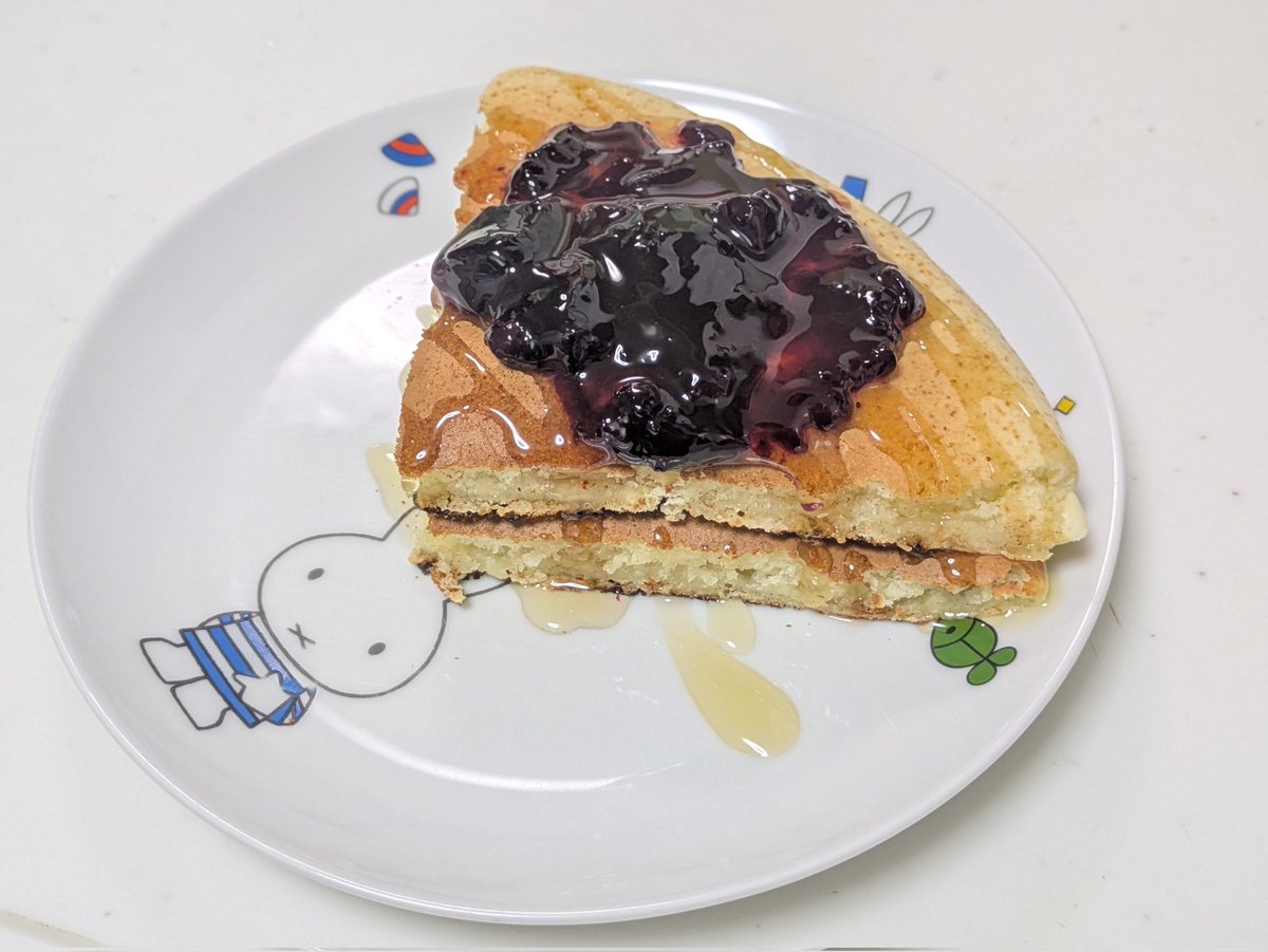心を落ち着かせる為にホットケーキを焼く！