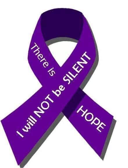 #October 🍂
#domesticviolenceawarenessmonth
💜💜💜
This picture was from October 2014 when I made 100 purple ribbons to pass out to friends, family, local businesses &amp; strangers. It was such a healing &amp; cathartic experience, at a time I lived in fear, dealing with PTSD,
