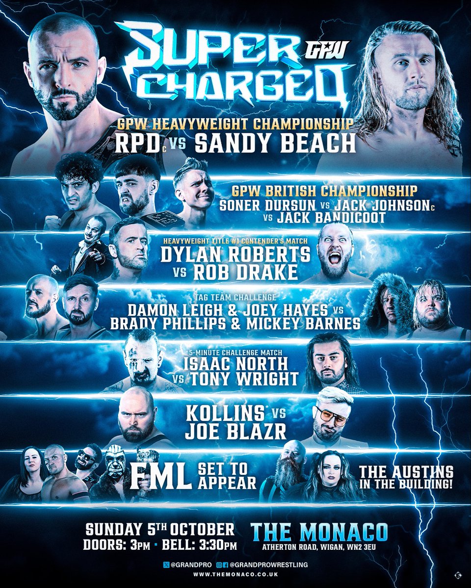 GrandPro's tweet image. It’s showtime, folks!! 

2025 ends today. 2026 is waiting. 

Tickets are closing off at 12pm. Make sure you get yours, it’s going to be busy at The Monaco ⚡️🔥

🎟️🎫 Tickets: skiddle.com/e/40226699