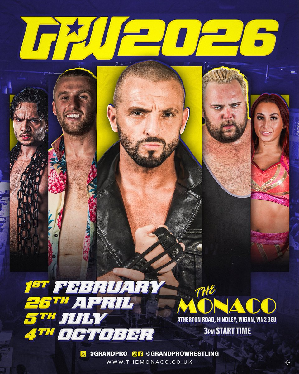 GrandPro's tweet image. It’s showtime, folks!! 

2025 ends today. 2026 is waiting. 

Tickets are closing off at 12pm. Make sure you get yours, it’s going to be busy at The Monaco ⚡️🔥

🎟️🎫 Tickets: skiddle.com/e/40226699
