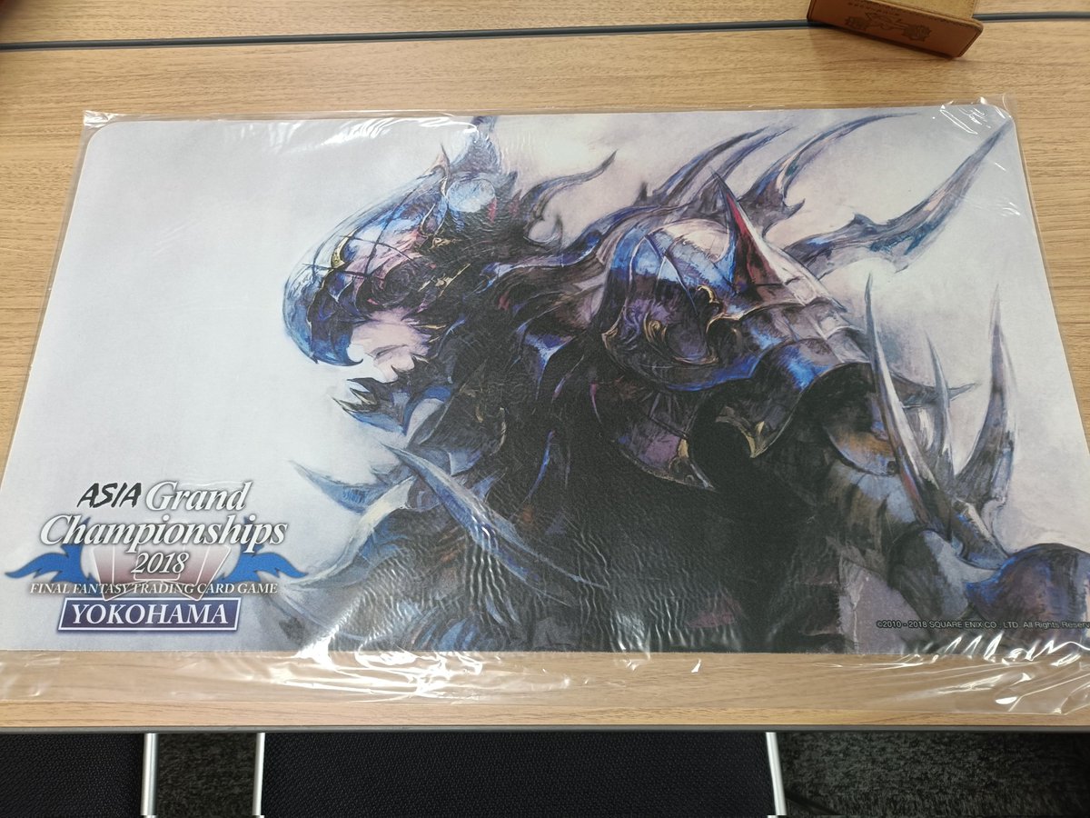 【非売品】FF14 エスティニアン GC横浜参加限定 プレイマット FFTCG 非売品】FF14 エスティニアン GC横浜参加限定 プレイマット
