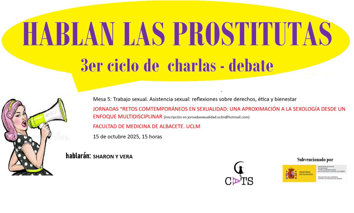 HABLAN LAS PROSTITUTAS. 15 de octubre en Albacete