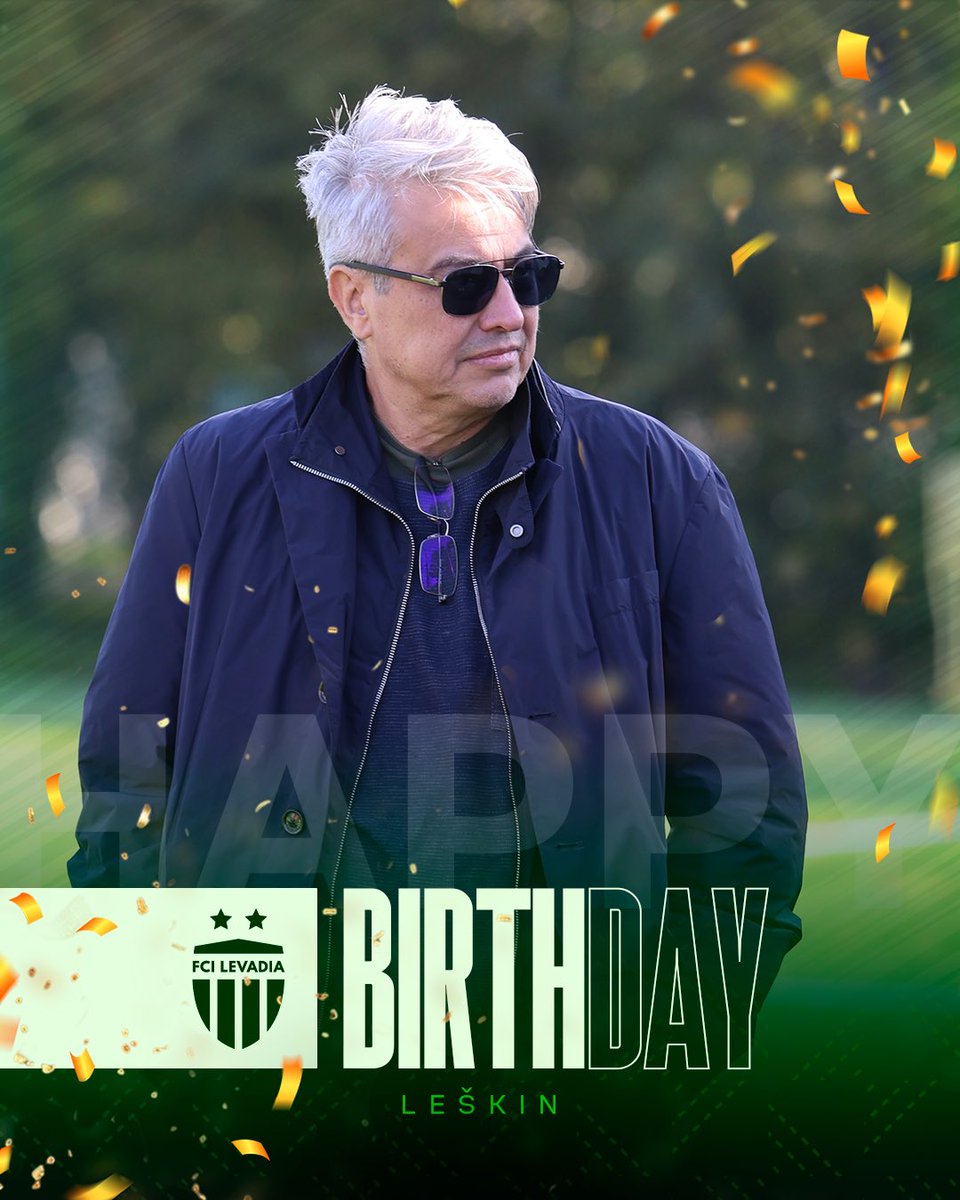 HAPPY BIRTHDAY TO ANDREI LEŠKIN! 🥳
We’re hoping to give you 3 points as a present today!

#fcilevadia