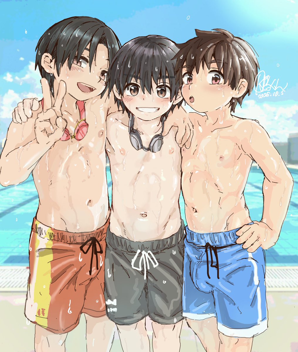 harukun2712's tweet photo. 塩素くさい奴ら https://t.co/sFa2C7lUhf