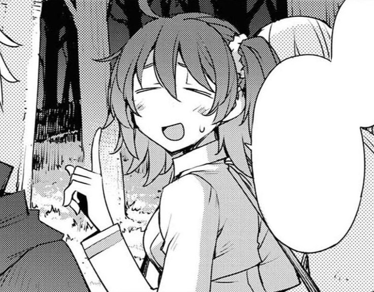 RougeMagus's tweet photo. “ Me overworked?  Never I'm pretty sure I overwork you and the other servants, I'm just like a manager or commander you know? ”

She laughs off the nerves while still stroking her fingers through Mash's hair so she can relax a bit. https://t.co/fssHPofdut