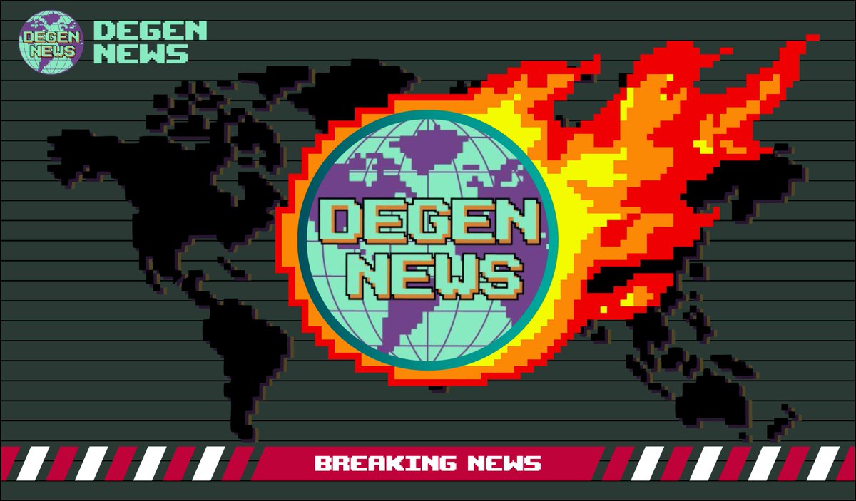DegenerateNews's tweet image. Subscribe to the DEGEN NEWS feed on Telegram: t.me/DegenerateNews…