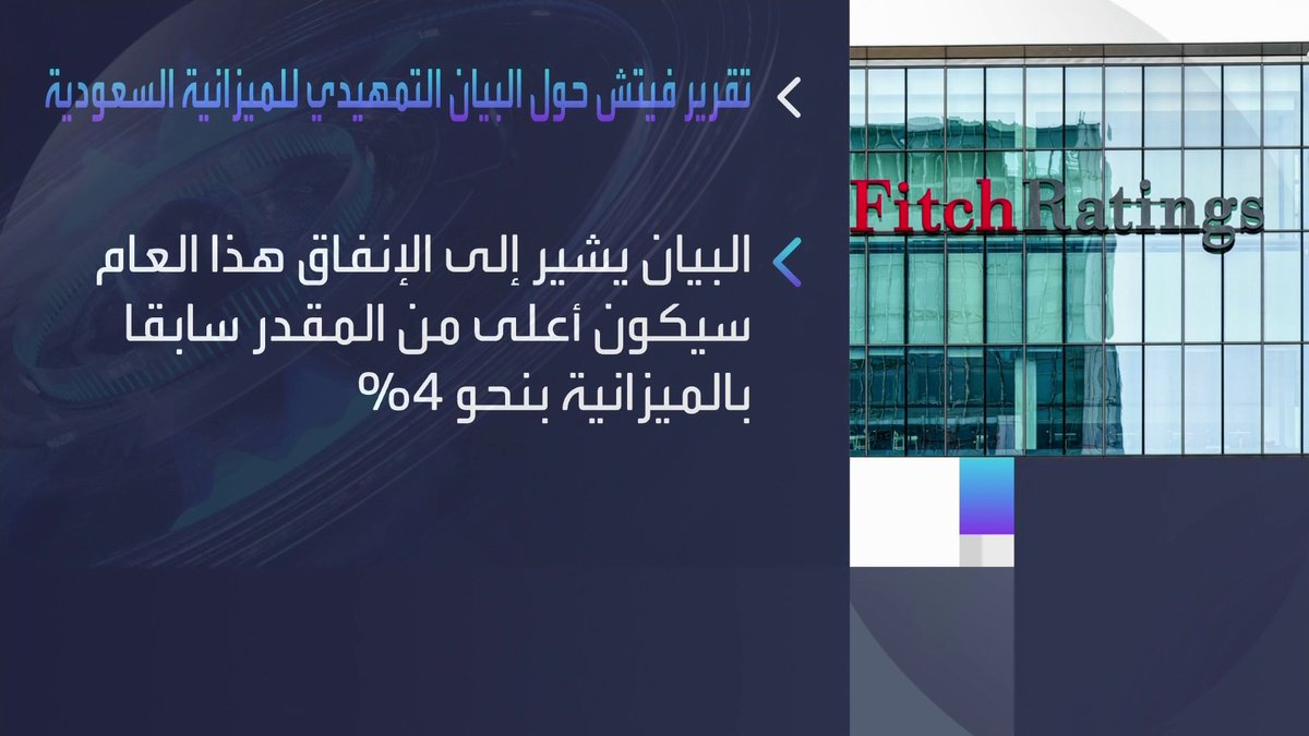 وكالة فيتش ترى أن البيان التمهيدي للميزانية السعودية لعام 2026 يشير إلى تشديد السيطرة على المالية العامة _Business #نبض_السوق 