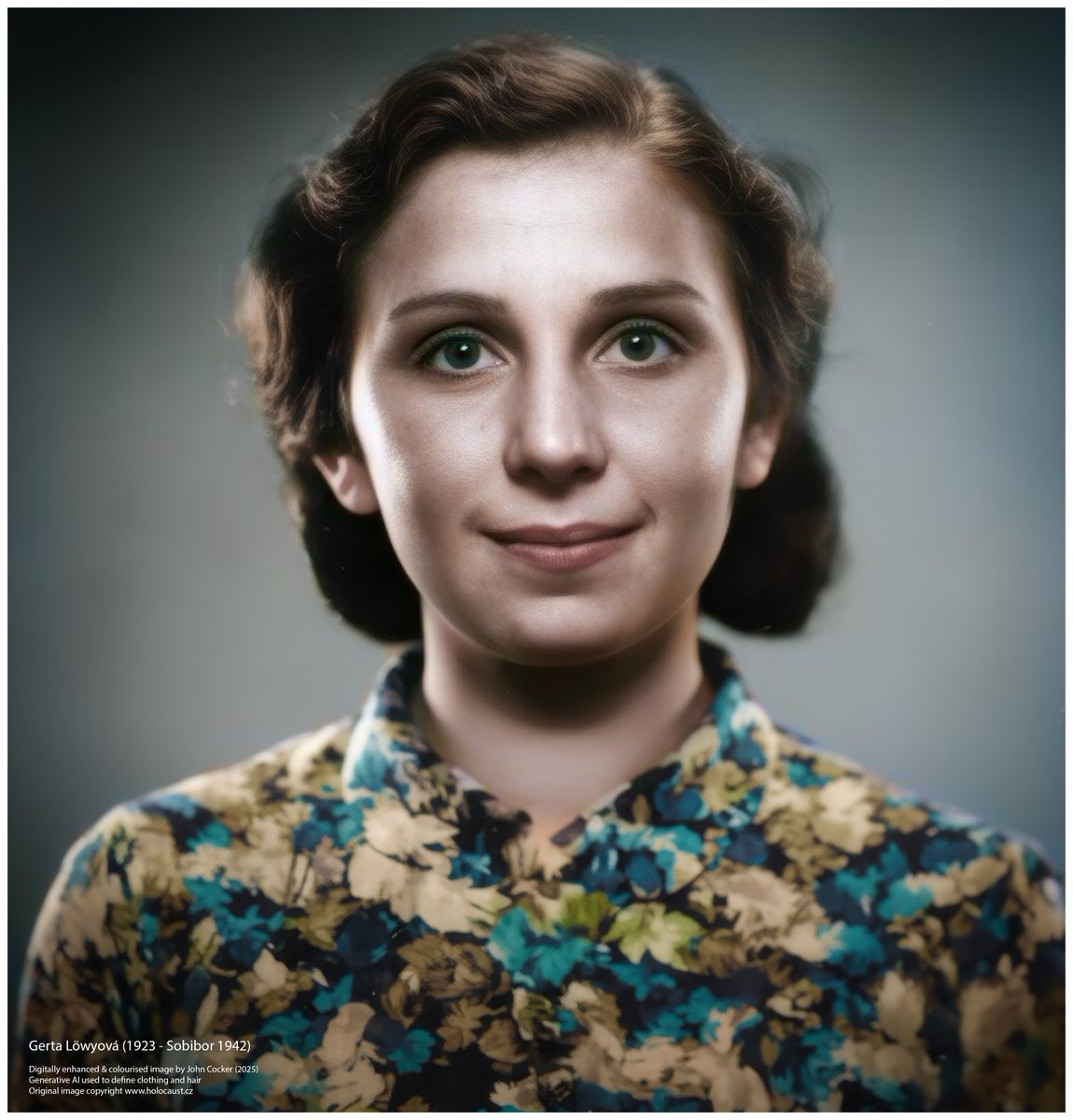 On this day in 1923, a Czechoslovak Jewish woman was born. On the 7 May 1942 she was deported to Theresienstadt and then on the 9 May 1942 to Sobibór where she was most probably murdered on arrival. Her name was Gerta Löwyová

Support <a href="/Sticht_Sobibor/">Sobibor Foundation - Stichting Sobibor</a>