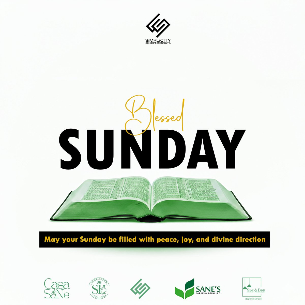 CasadeSane's tweet photo. Sunday blessings from #casadesane #simplicitygroup #sanevillage https://t.co/9c1NINr2Cm