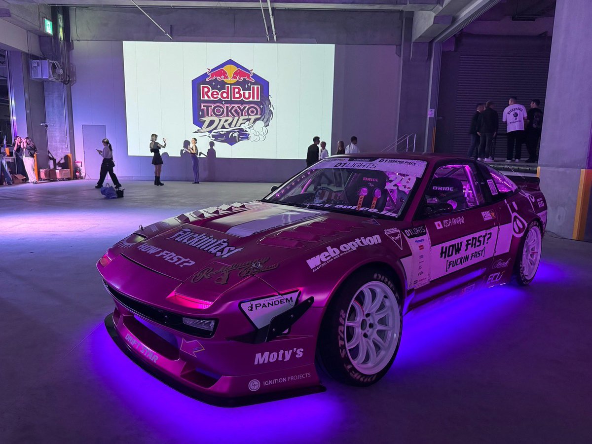 DriftStar_Japan's tweet photo. Redbull TOKYO Drift
日本が誇るストリートカルチャーの"ドリフト"
ドリフト以外にスピード感溢れるミュージックとファションと全てが融合されたイベント。
DRIFTSTAR ドライバー
粟野 如月 選手
@kisaragi_awano
#DRIFTSTAR
#RedBullTokyoDrift
#180sx https://t.co/adK6XfeyEz