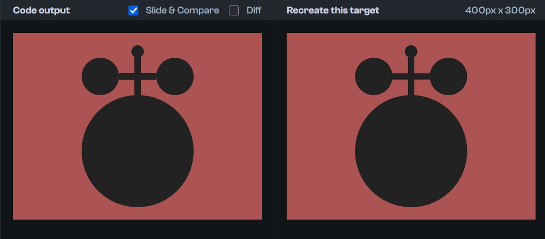yash_7200's tweet image. Day 3 of my CSS Battle streak 🔥
Every battle = new tricks, new logic, and cleaner code.
Slowly leveling up those pixel-fighting skills 👊🎨
github.com/Yash7200/Compe…
#CSSBattle #FrontendDev #CodeEveryday #ConsistencyWins #CodingJourney #Coding