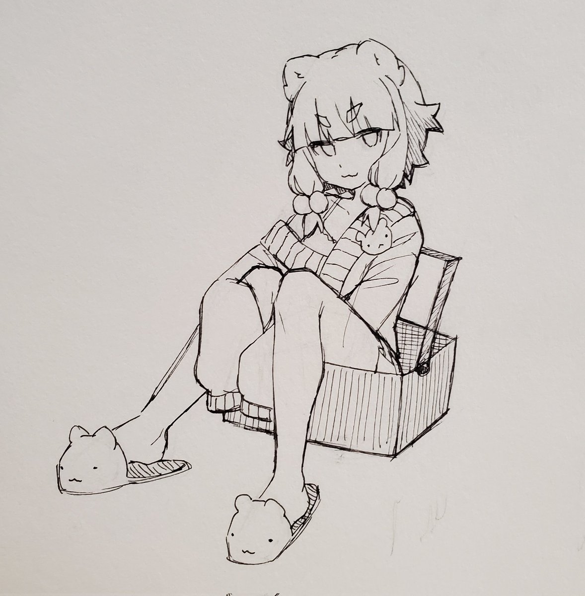 kumiko.... get out of the shopping basket we're gonna get kicked out..
