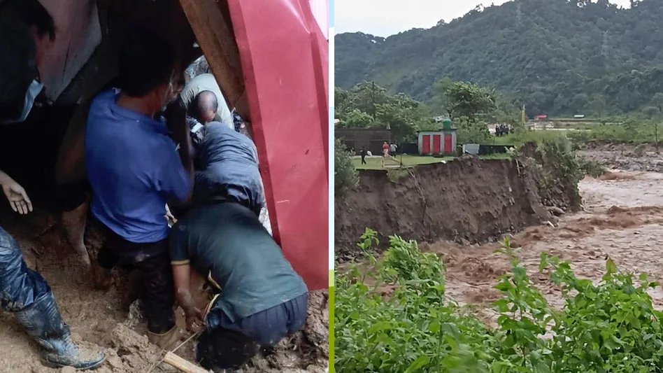 Rajiv_siait's tweet image. Heartbreaking scenes from #Darjeeling.  16 lives lost, the hills cut off from the world. No electricity, no water, no way out. Let&apos;s amplify their voices and demand immediate aid. #DarjeelingDisaster #HelpNow

#Darjeeling