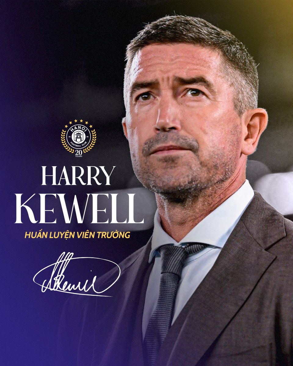 ✍️ Harry Kewell devient le manager du Hanoi FC

Fini la méthode japonaise, le club de la capitale se tourne vers le bling bling européen

Kewell a été champion d'Europe avec Liverpool en 2005 en tant que joueur, finaliste de la LDC asiatique avec Yokohama F. Marinos en 2024