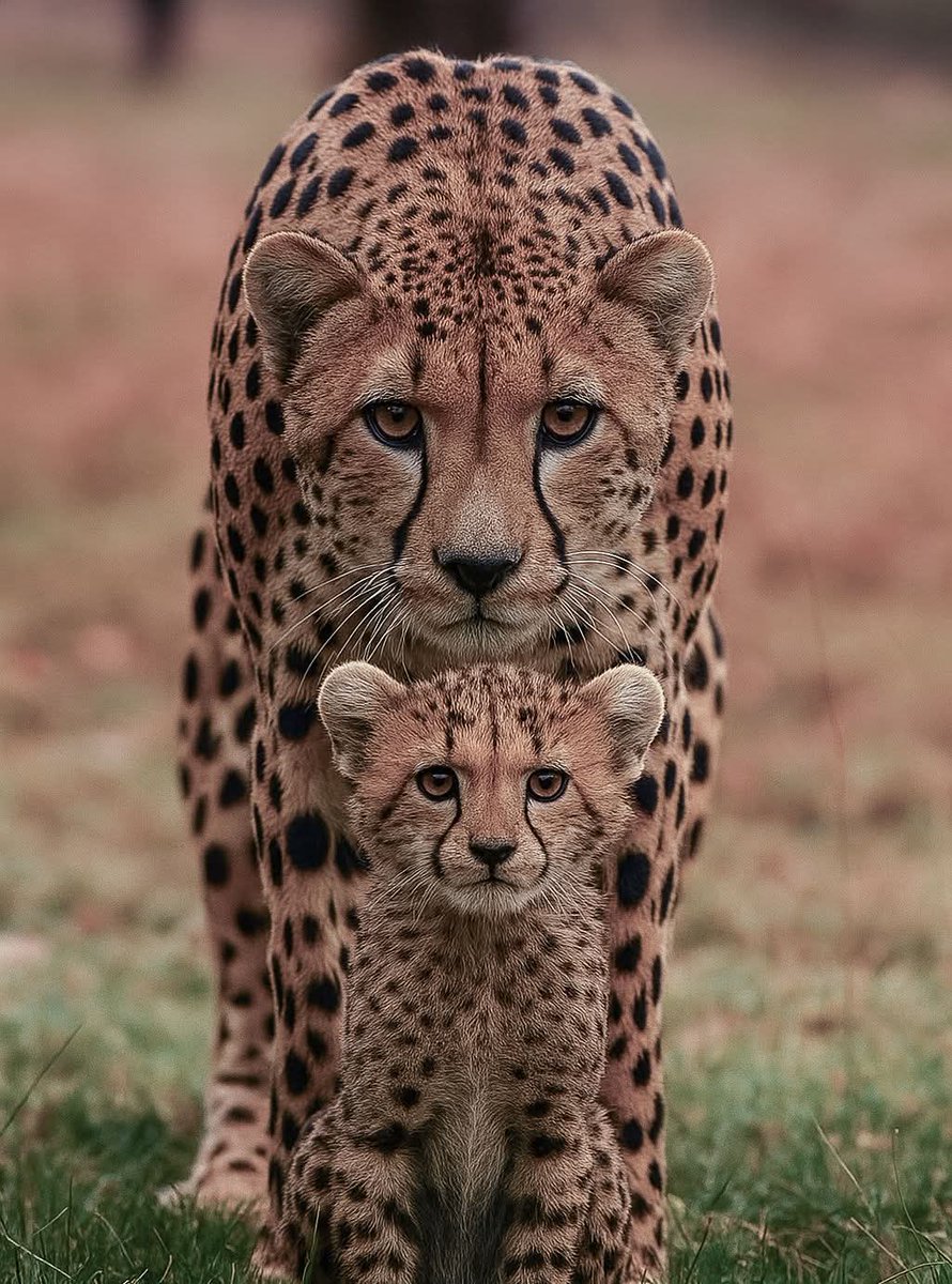 TravelAdvisor8's tweet photo. A mother’s watchful eyes and a cub’s innocent gaze—together they reflect the perfect balance of protection, love, and the untamed spirit of the wild."

#thetraveladvisor 
#safari https://t.co/6pPtVHlUJX