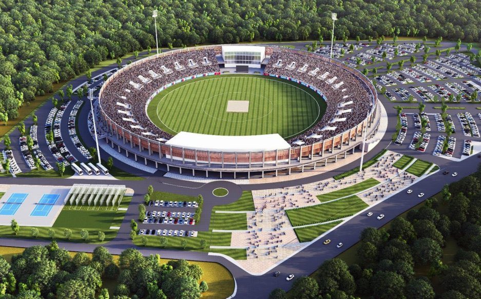 theupindex's tweet image. Gorakhpur International Cricket Stadium

NCC Limited has emerged lowest bidder with a bid of ₹343.6 CR.

30,000+ capacity stadium is expected to be completed by 2027 end.