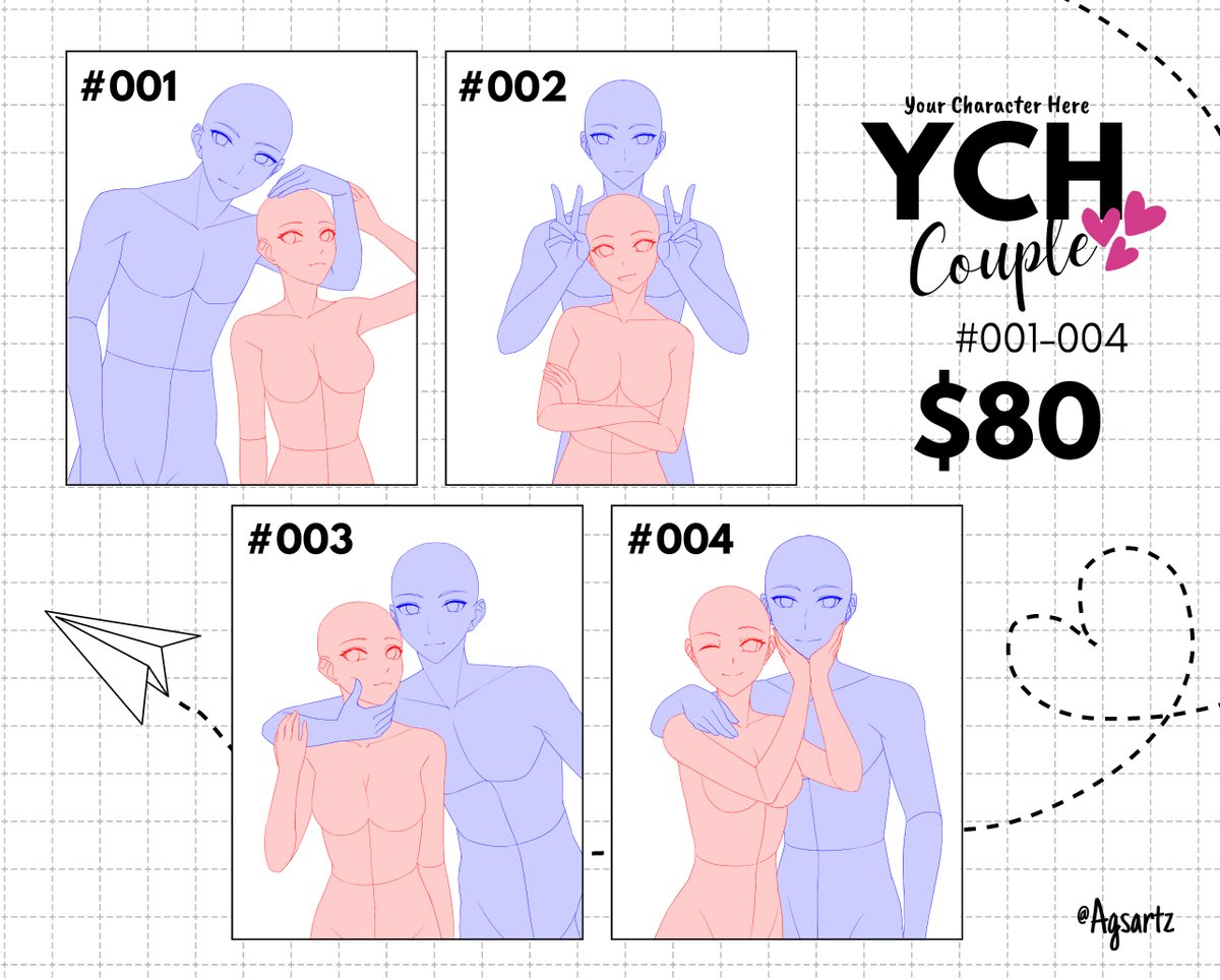 AgsArtz's tweet photo. (Retweet will be appreciated🥰)
Hiii! I'm open for commissions again! ✨
This time I'm opening the YCH Couple commission.

-commissions are only available on VGen-
You can check more info on my VGEN https://t.co/DdsslSZXfj

#Commission #commissionopen #VGenComm #VGenOpen https://t.co/eavxOwiHVA