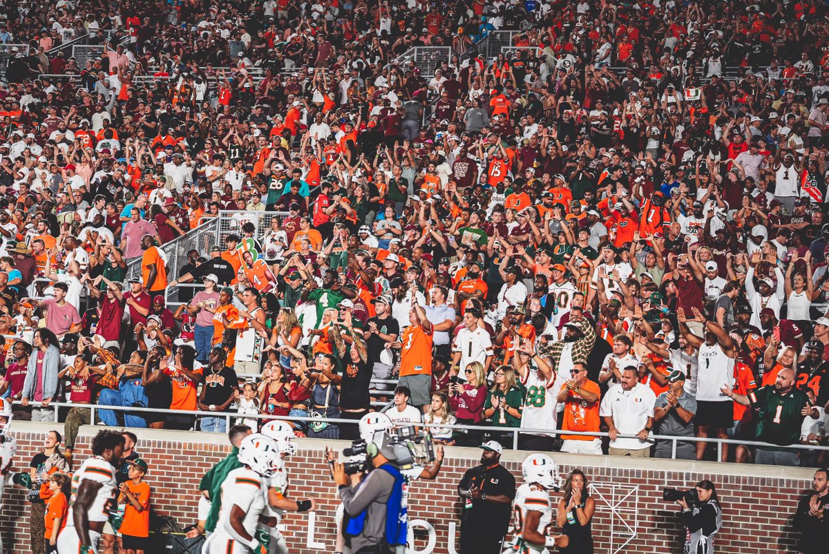 It doesn't matter where we are...

CANES FAMILY IS #1! 🙌