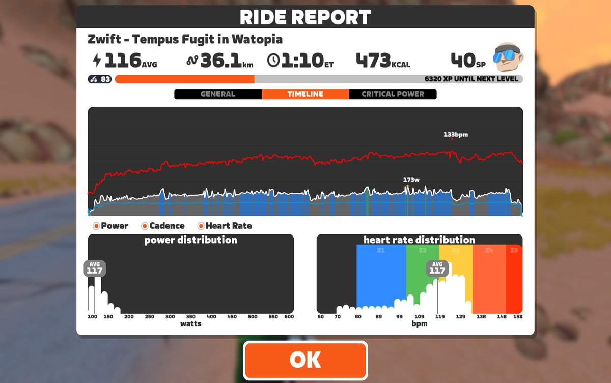 hide6153's tweet photo. Zwiftを70分やりました。Zwiftの砂漠はコロラドでみた風景に似ている。 #zwift #thonkrider #ravanello https://t.co/QoAdfFz1pj