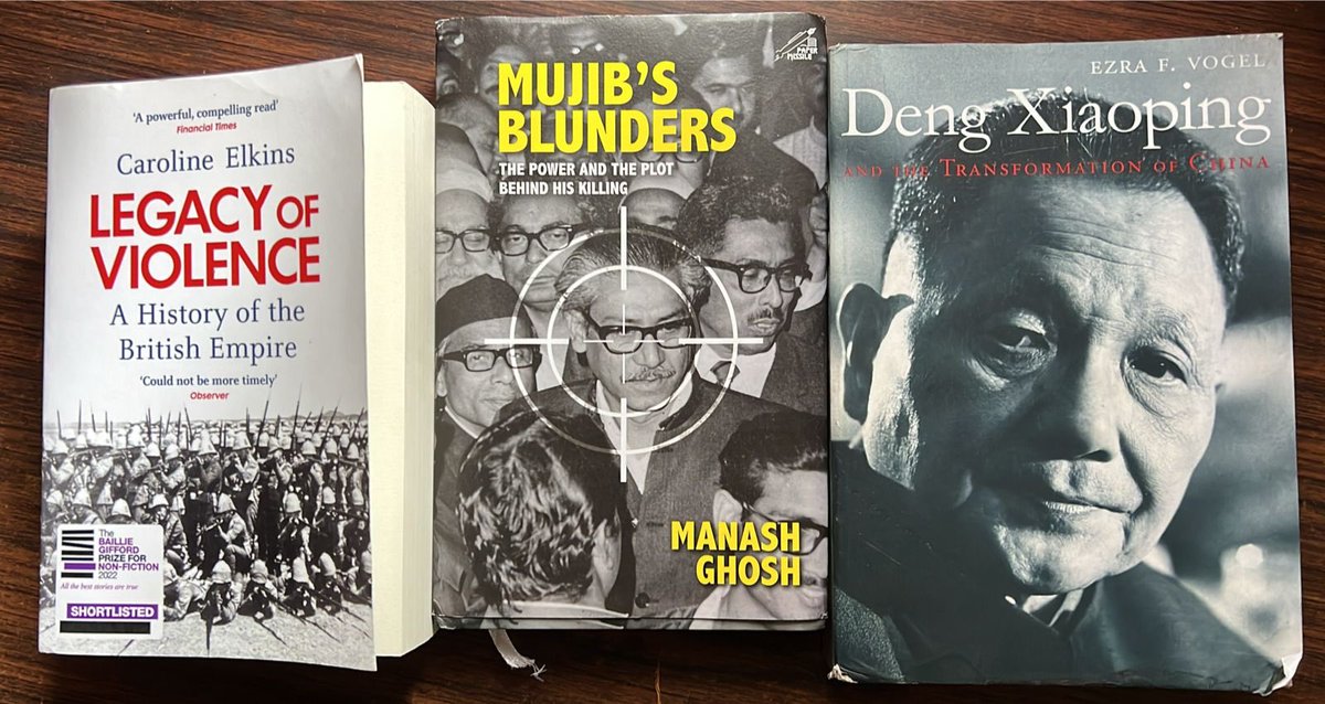 iPawanKrSingh's tweet image. These three books currently on the reading table #ReadBook