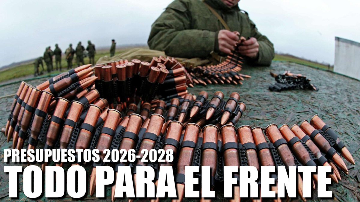 Buenos días. Hilo del día 1.320 de la guerra entre Rusia y Ucrania. Kiev resiste. Y el Kremlin se prepara para tres años más de guerra, presupuestariamente hablando. Todos los detalles hoy a las 20:00 en 'Crónicas de la estepa rusa'. youtu.be/-JjuaqXBIGI ¡Retuitea!
