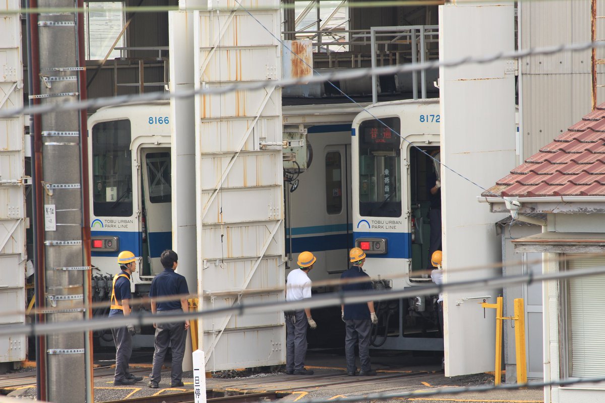 2025.10.05】#東武鉄道 #野田線 #8166F 前面窓ガラス破損により車両