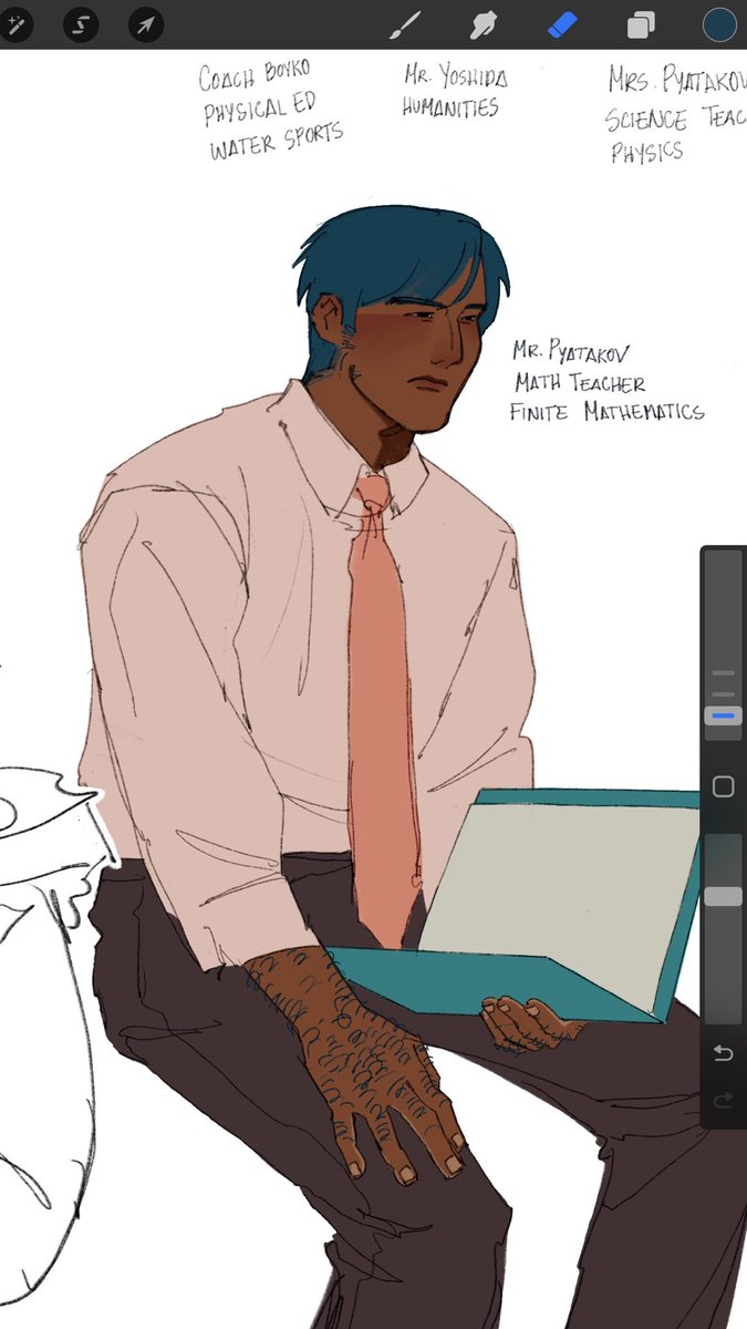 Tis a work in progress #yulisocs #Tishina

#procreate #teacherAU #myocs