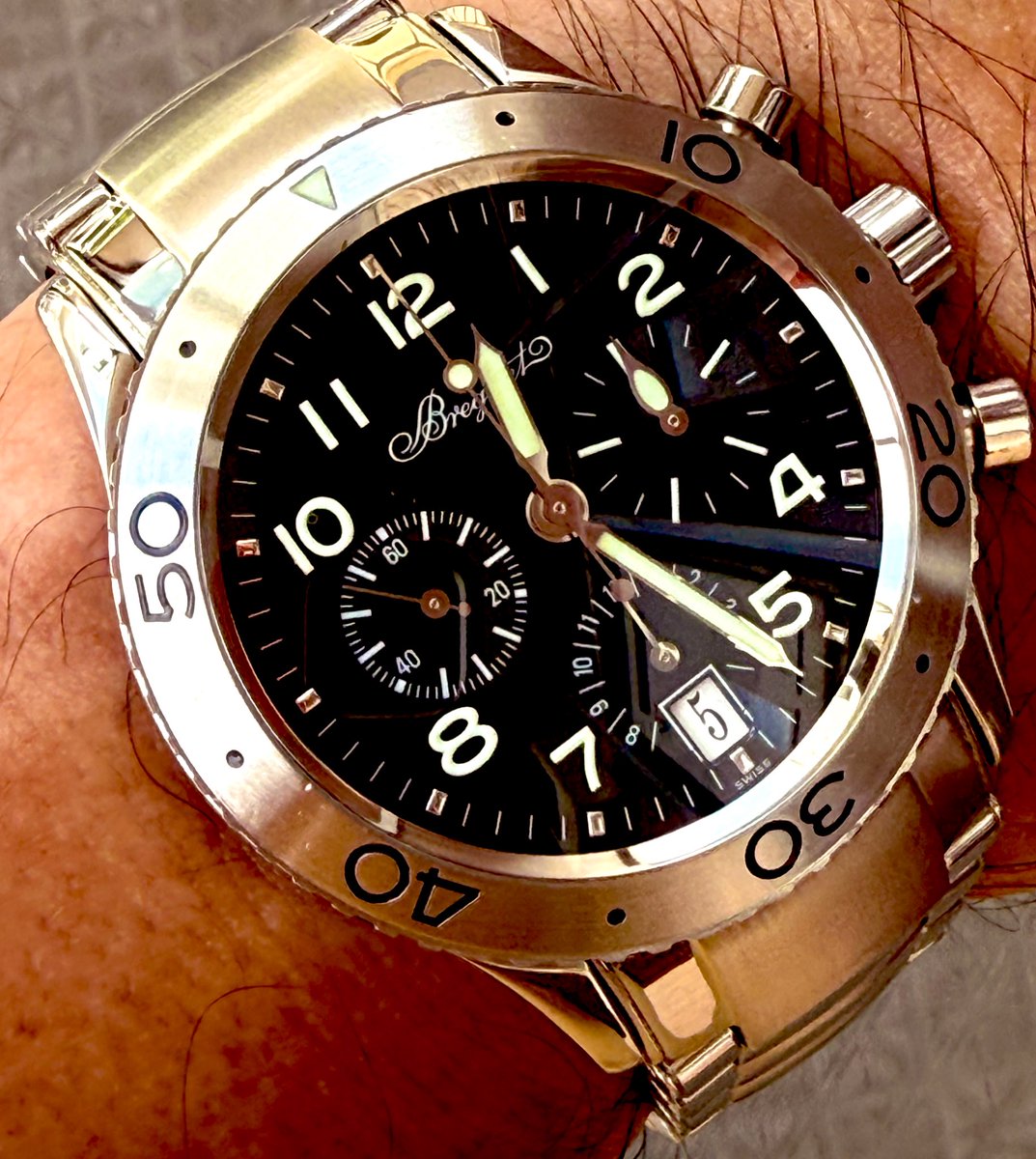 syualbireo's tweet image. 本日の相棒

#ブレゲ  #トランスアトランティック 
#typexx #3820st #breguet
