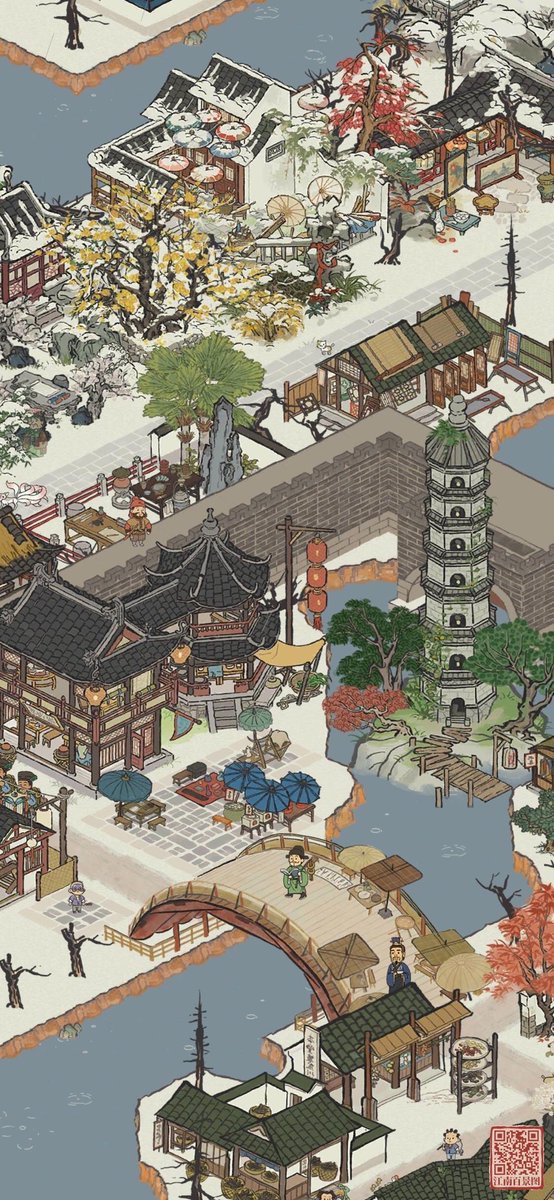 江南山水美如畫，同遊#江南百景圖 。下載遊戲：jana.onelink.me/9t0A/sharelink