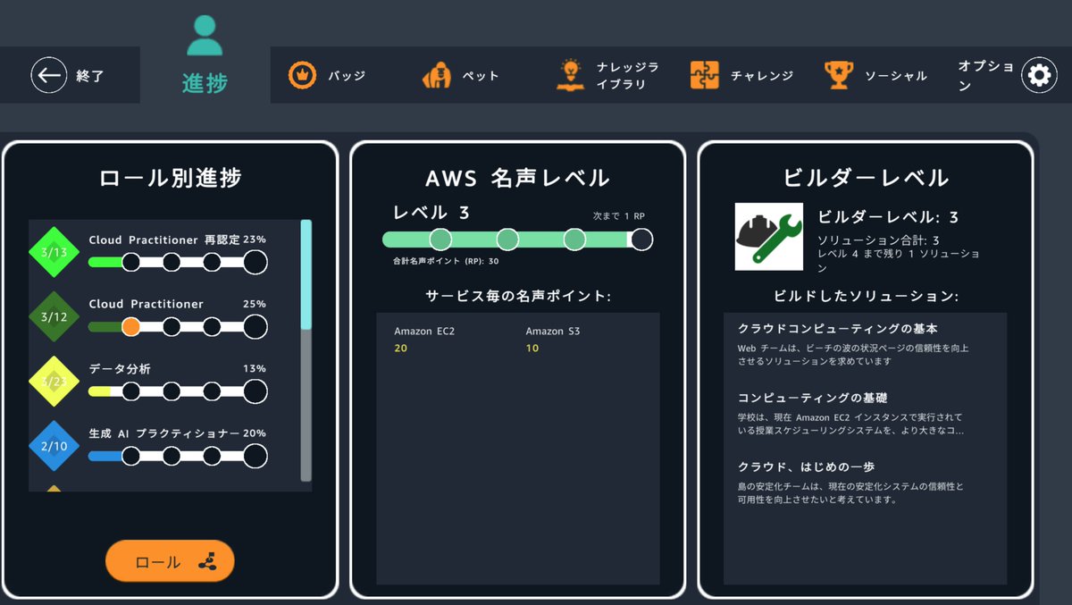 maijun2's tweet photo. 本当に最初からやり直しで学習したい範囲まで先が長すぎてつらい
#AWS #CloudQuest https://t.co/X4rNDrJXDP
