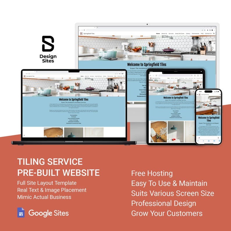 DesignSites_DS's tweet image. The easy customizable website template. Prebuilt with embedded images and actual copy that reflects a tiling service business.
Preview Website
sites.google.com/view/web053f-s…
#tiling #homerenovation #googlesite #websitetemplate