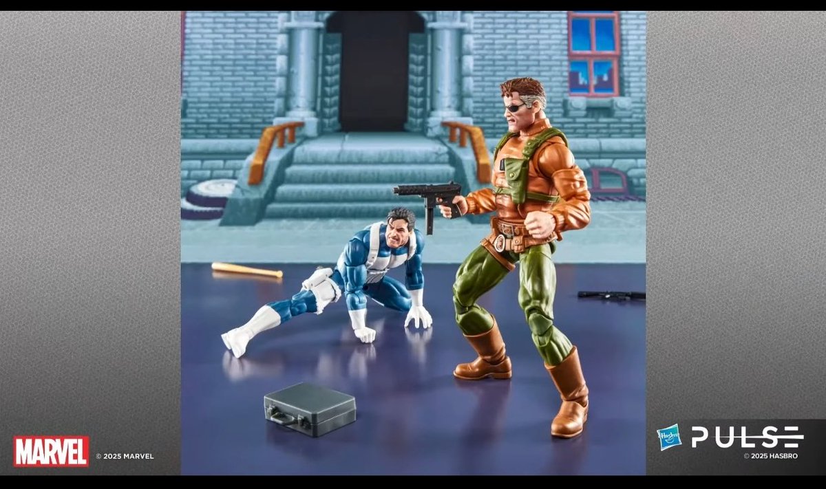 biguro0079's tweet image. マーベルレジェンドゲームバースシリーズでの一番の功績はベルスク版のパニッシャー＆ニック・フューリーを出す事だと思う。　#ゲームバース　#マーベルレジェンド　#パニッシャー　#ニック・フューリー